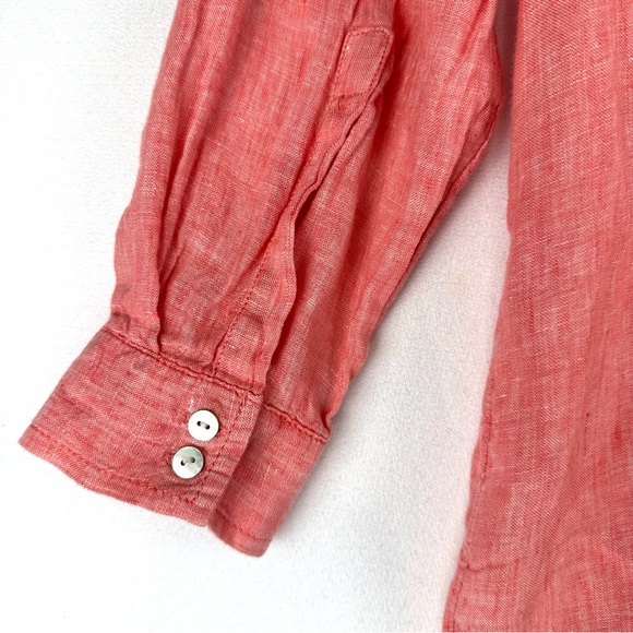 C&C California Linen Button Down Shirt Resort Beach - Picture 5 of 10